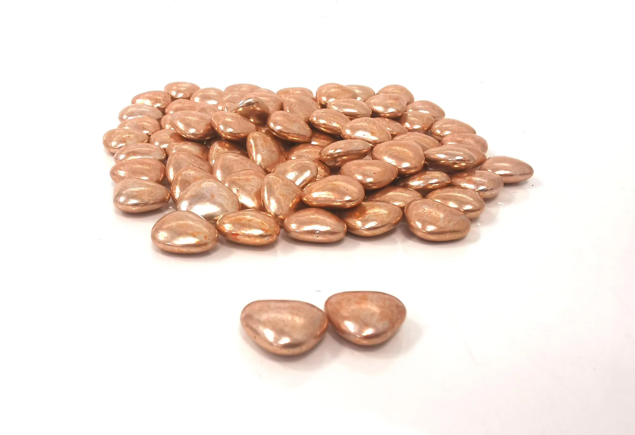 Dragées petits coeurs – Cuivre – 250 gr – Image 2