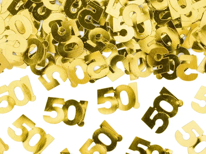 Confettis – 50 ans – Or