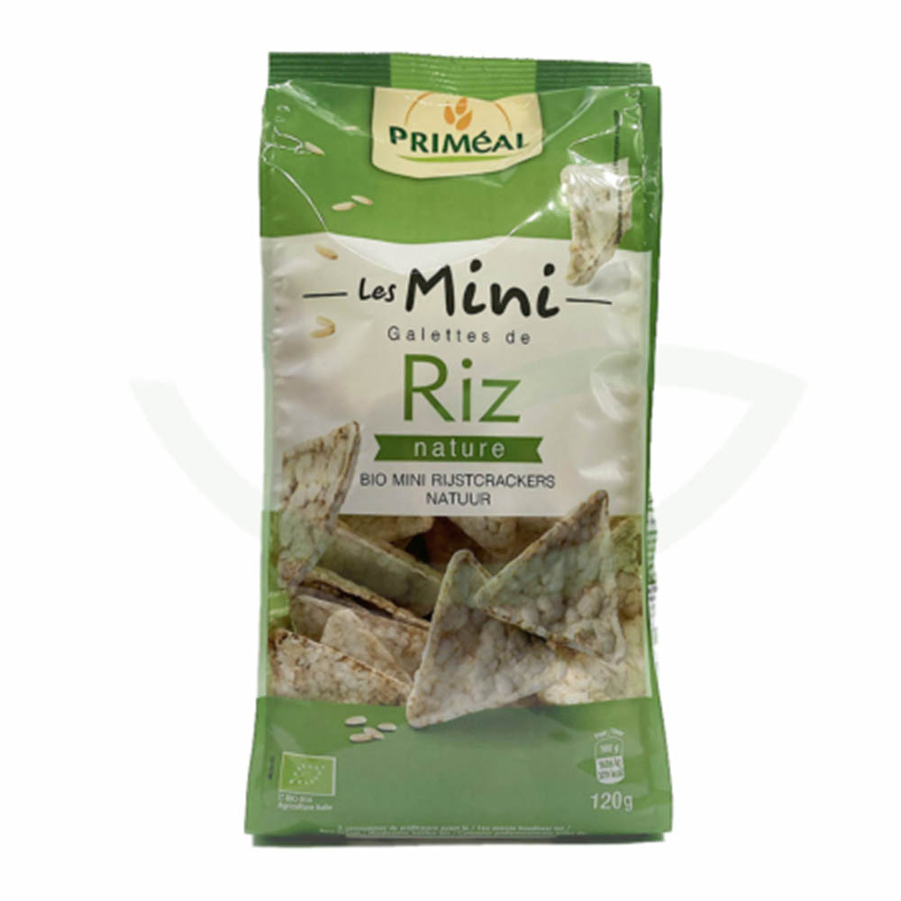 Mini galettes de riz nature – 120g – Priméal